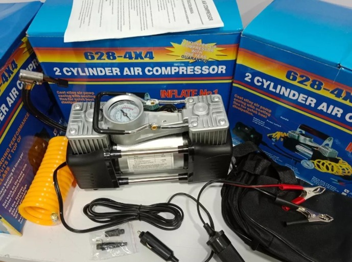 Miniatura 2 de Compresor carro  4x4  Doble Piston 12 v